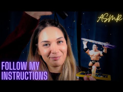 ASMR | Follow my instructions to fall asleep (ft. The Rock) | Personal Attention  | Soft spoken)