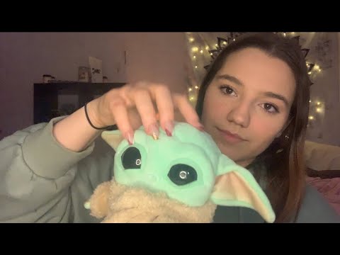 ASMR || Green Triggers 🌲 Scratchinfg and tapping ||