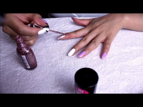 ASMR ~ Painting My Nails + Whisper (gentle movements, tapping)