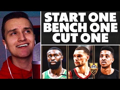 NBA Start, Bench, Cut 🏀 (ASMR w/ Gum Chewing)