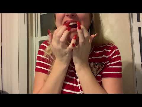 ASMR Teeth Tapping with Long Nails 🦷🦷🦷 (no talking)