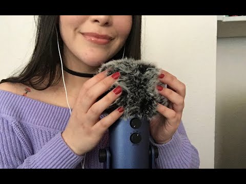ASMR Repeating “Sit Back and Relax” + Fluffy Mic Sounds