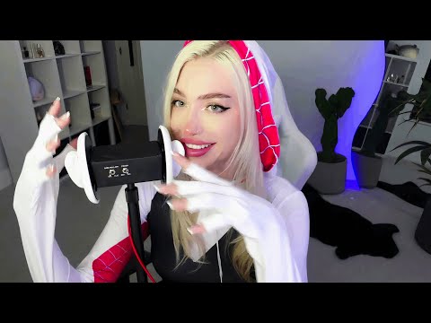 Gwen Stacy nibbles, licks and whispers into your ears ASMR🥰