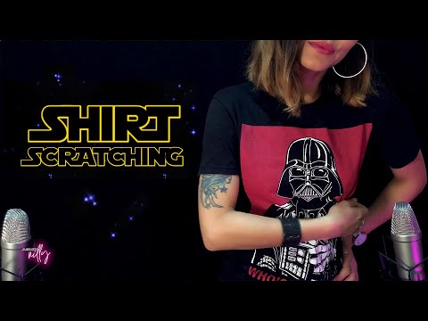 ASMR | Scratching 3 Star Wars T-Shirts | Fabric Scratching Sounds (No Talking)