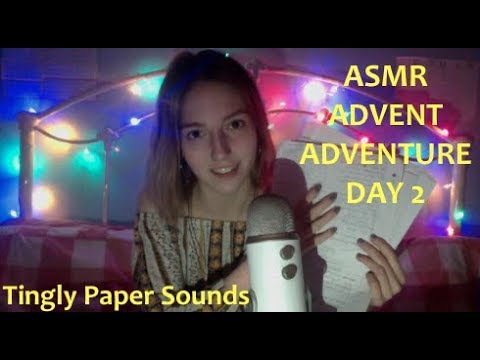 ASMR ADVENT DAY 2 📂Tingly Paper Filing !!📂 (whispered, lots of paper sounds, tapping)