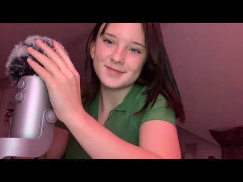 ASMR for relaxing after a long day //hand sounds and fluffy mic scratching