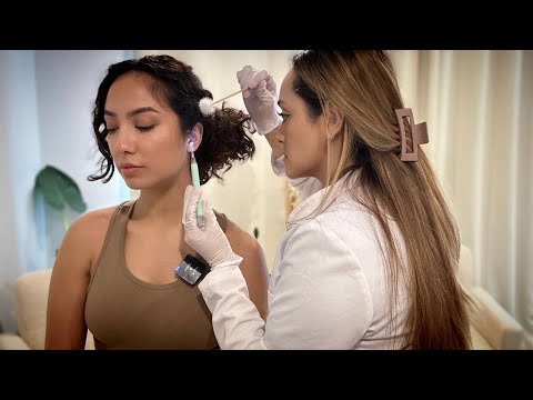 ASMR [Real Person] HEENT Medical Exam & Detailed Ear Cleaning | Soft Spoken Roleplay