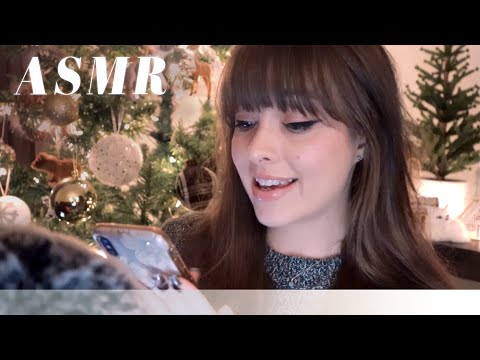 ASMR 🤍 Channelversary Q&A! 🤍 Cozy whispers with soft crackling fireplace layered sounds!
