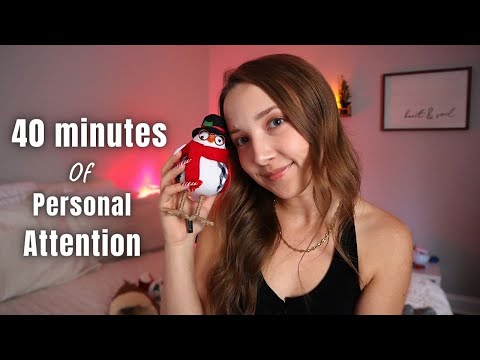 ASMR| 40 MINUTES of Personal Attention To Christmas Items, Myself, & YOU| Slow, Gentle, & Sleepy✨💤🎄