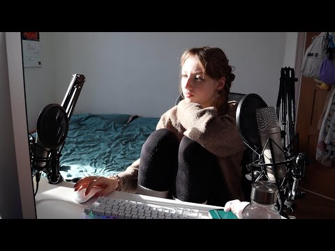 [ASMR] Study with me ~ keyboard clicking, background noise