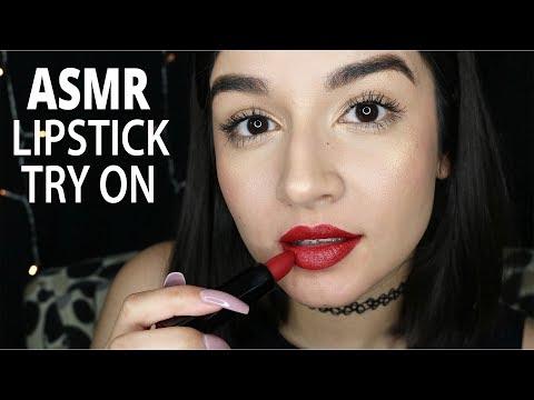 ASMR Lipstick Application (Madam Glam) || Mouth Sounds, Tapping, Close Up || Tena ASMR ♡