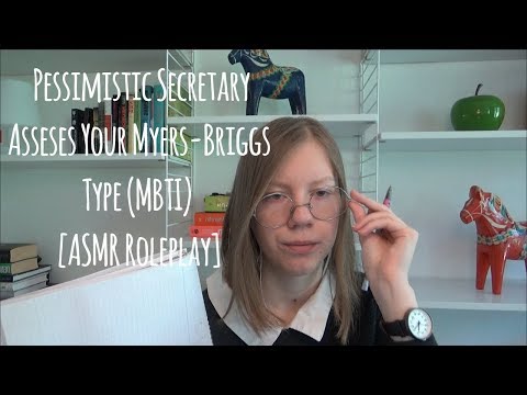 [ASMR] Boring Secretary Asseses Your Myers-Briggs Type Roleplay (Writing, Soft Speaking)