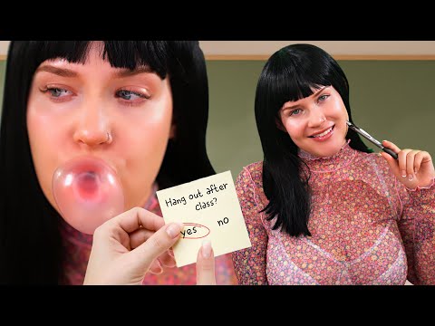 The Girl in the Back of the Class DISTRACTS you! (she's chewing gum) ASMR