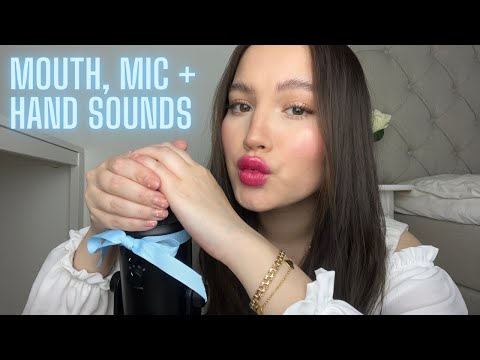ASMR Fast & Aggressive Intense Mouth Sounds, Mic Gripping + hand triggers