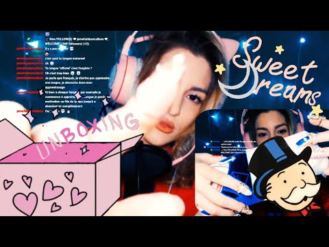 [ASMR] UNBOXING MINI-GAME + SLEEP TRIGGERS + WHISPERING SOFTLY💗💤✨PARTIE 1☝️