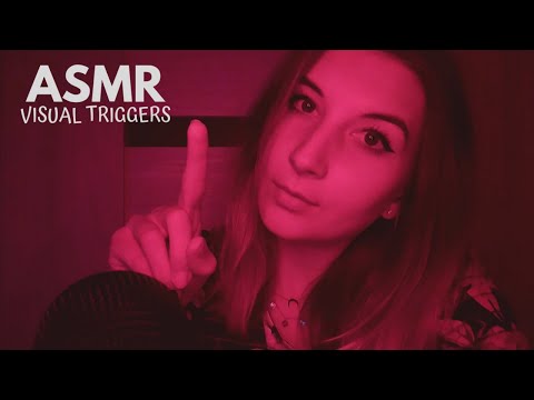 ASMR| FOLLOW MY FINGER... to make your eyes tired with *red light*