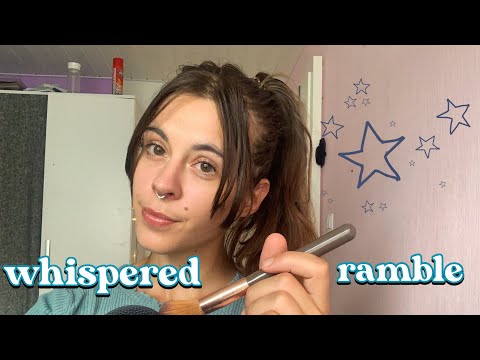 ASMR Clicky Whisper Ramble & Mic Brushing For Sleep and Relaxation 😴