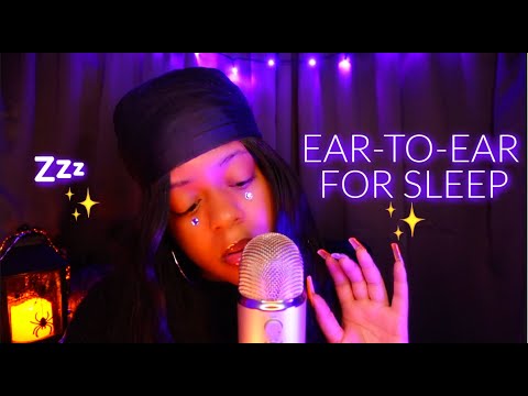 Ear-To-Ear ASMR To Help You Sleep Soundly 💜😴✨(Endless Relaxation💤)(SUPER GOOD✨💤 )