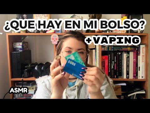 ¿QUE HAY EN MI BOLSO? + VAPING (ASMR ARGENTINA)