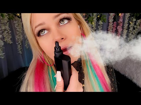 ASMR 💨 Smoking my Magical Vape in Your Face and Ears 💨