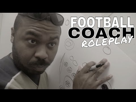 🏈 [ASMR] Football Coach Roleplay SPORTS Pep Talk, Motivational Speech & Marker Sounds (Soft Spoken)