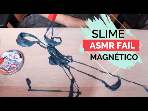 ASMR FAIL con Slime Magnético xD 😱🤣🤩🎨