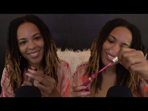Big Sister ASMR PERSONAL ATTENTION - 💄Lipstick Application (Mouth Sounds, Tapping, Lid Sounds)