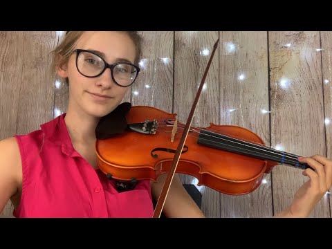 ASMR// Slightly Rude Southern Violin Teacher // Accent+ Tapping+ Violin Noises//