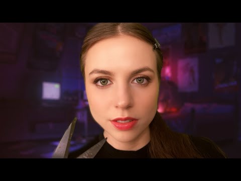 ASMR Obsessed Goth Girl Cuts & Plucks Your Cursed Aura Roleplay (ASMR For Sleep Personal Attention