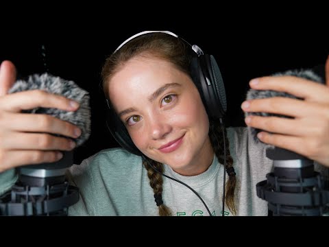 ASMR Positive AFFIRMATIONS & FLUFFY Mic Sounds ❤️ Up close whispering ear to ear!
