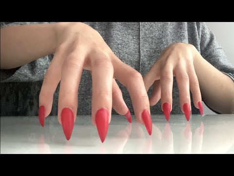 ASMR | GLASS TABLE TAPPING & SCRATCHING 💎