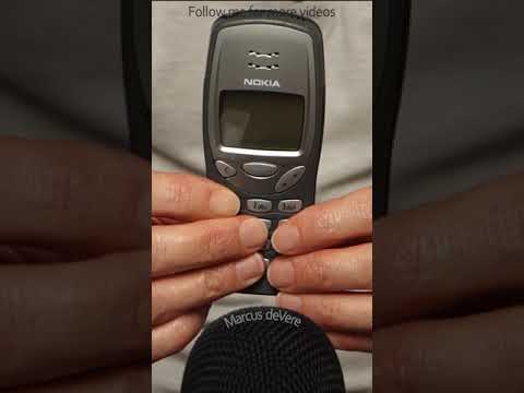 ASMR Pressing The Buttons Of A Nokia 3210 Mobile #short