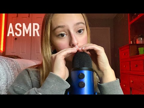 ASMR | inaudible whispering + mouth sounds