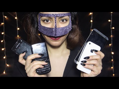 ✨ ASMR Tapping and Scratching my Old PHONE Collection ✨ ( NO TALKING ) ✨