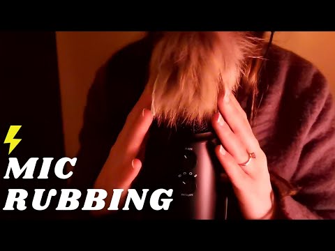 ASMR - MIC RUBBING AND BRUSHING for your sleep | massage with trigger words