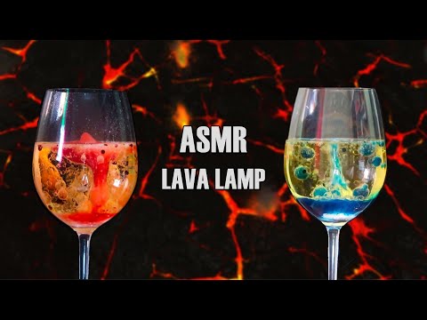 ASMR - EXPERIMENTO QUÍMICO INCRÍVEL | LAVA LAMP HOMEMADE
