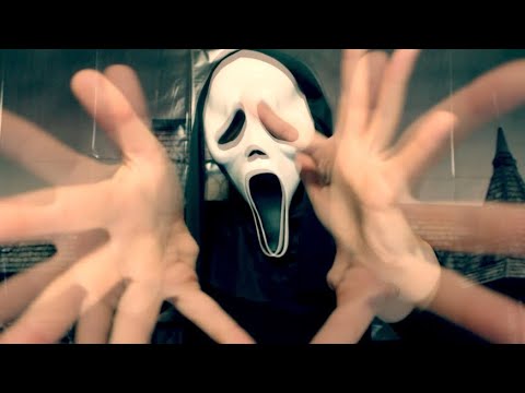 Spooky Ghostface Tingles ~ Trippy Hand Movements ASMR with Layered Tapping 👻