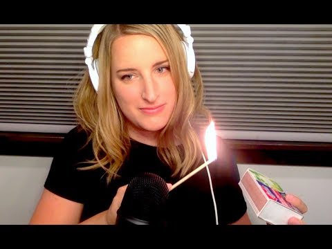 ASMR Playing with Fire