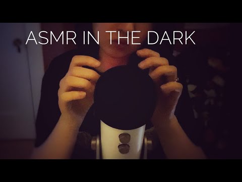ASMR~Extra Tingly Triggers In The Dark (mouth sounds, can tapping, mic scratching)