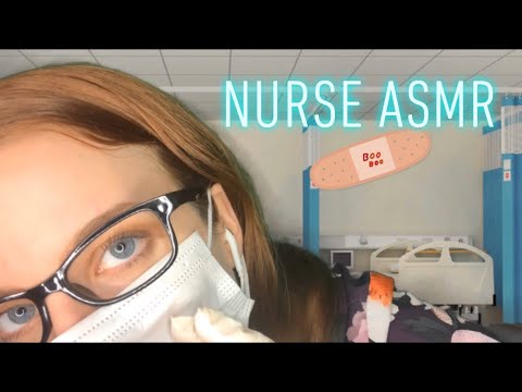 ASMR | Post Surgery Nurse Care ♥️ latex gloves, mask, kisses, shh, personal attention
