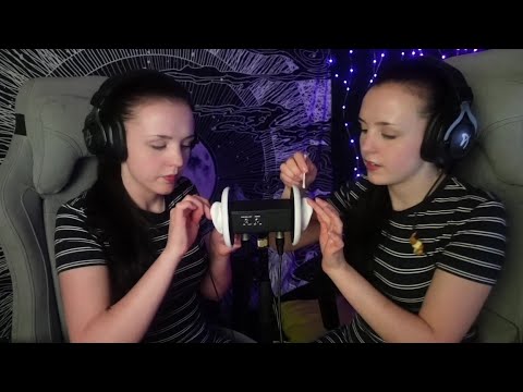 ASMR - Twin ear cleaning - best and fastest way to get your ears shiny and clean