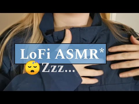 ASMR LoFi: Relaxing Crinkly Jacket 😴Scratching😴 *Whisper: Unintelligible*