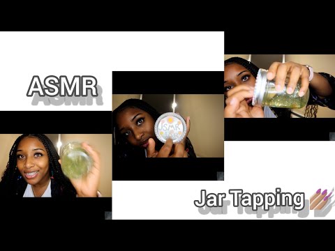 [ASMR] Glass Jar Tapping With Water Sounds & Rambling 💅🏾🥰