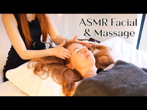 Extremely Relaxing ASMR Facial 🌟 Head Massage & Rollers w/ @littlemecarmie