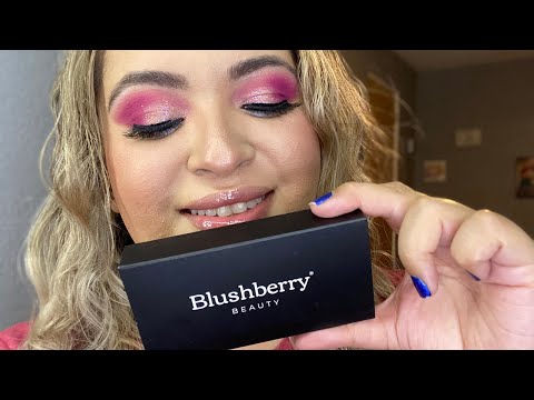 ASMR| Doing my makeup x using BlushBerry Beauty Magnetic Lashes- Soft spoken