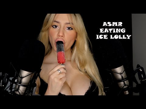 ASMR EATING ICE LOLLY
