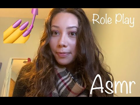 ASMR Nail Salon Role-play!