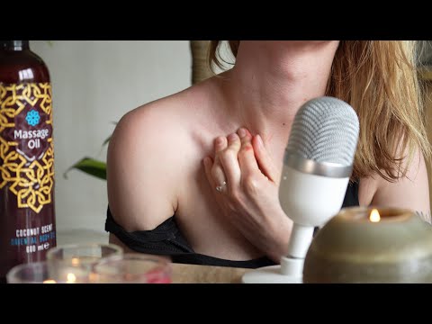 Soothing ASMR 4K Neck & Shoulder Massage with Oil 🌿💆‍♂️ASMR SKIN MASSAGE