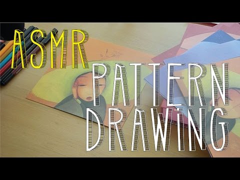 ASMR Pattern Drawing | No Talk | LITTLE WATERMELON