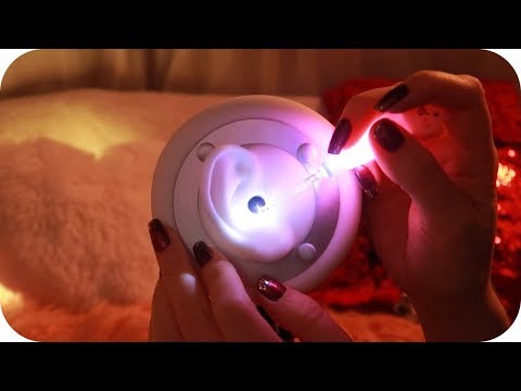 ASMR Ear Cleaning w/LED Light 💛 Ear Massage